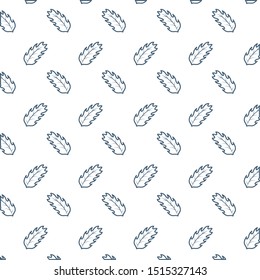 autumn leafs foliage seasonal pattern vector illustration design