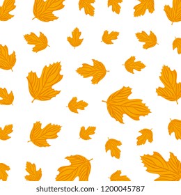 autumn leafs seasonal pattern