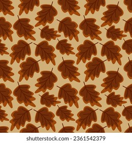 Autumn Leafs vector ilustration seamless patern.Great for textile,fabric,wrapping paper,and any print.