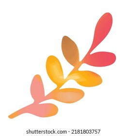 autumn leave. vector Illustration. hello autumn