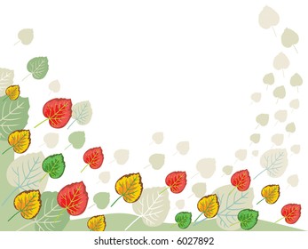 Autumn leaves.