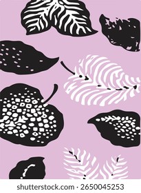 Folhas de outono fundo abstrato, outono, fundos, flor, caindo, padrão floral, ilustração, vetor, folha, arte de linha, abstrato, fundos abstratos, natureza, forma geométrica, botânica, padrão,