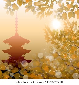 Autumn leaves autumn background
