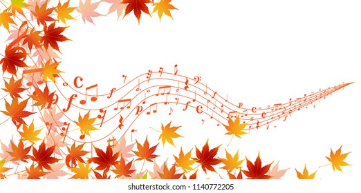 Autumn leaves autumn background