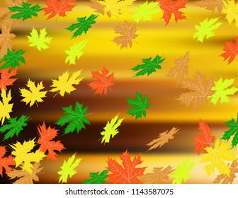 Autumn leaves background