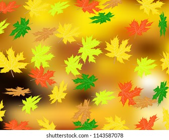 Autumn leaves background
