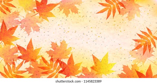 Autumn leaves autumn background
