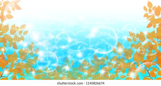 Autumn leaves autumn background