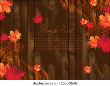 autumn leaves  background