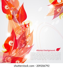 Autumn leaves background