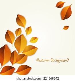 Autumn leaves background