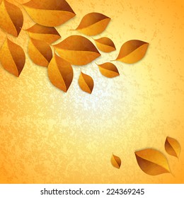 Autumn leaves background