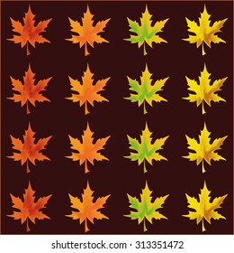 Autumn leaves background