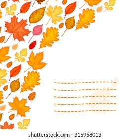 autumn leaves background