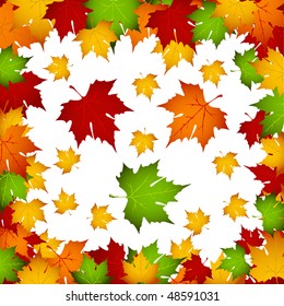 Autumn leaves, background