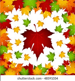 Autumn leaves, background