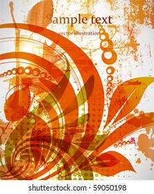 Autumn leaves background