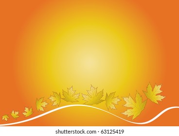 autumn leaves background
