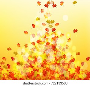 Autumn leaves background