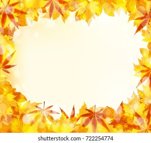 Autumn leaves background