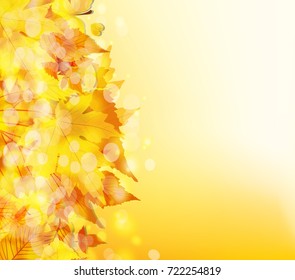 Autumn leaves background