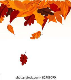 Autumn leaves background