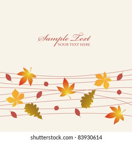 autumn leaves background