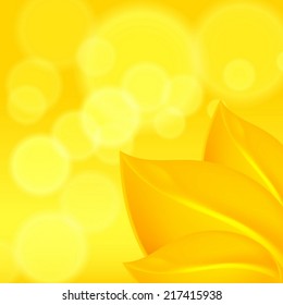 Autumn leaves background. EPS10 vector.