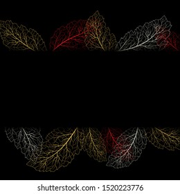 Autumn leaves background, great design for any purposes. Pattern with red autumn leaves background for wallpaper design.