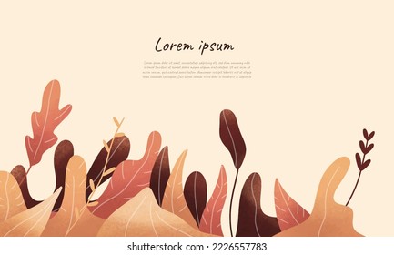otoño deja el fondo para el diseño del evento hola otoño
