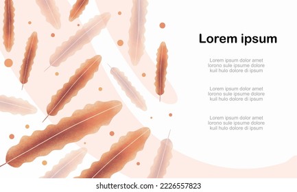 autumn leaves background for hello autumn event design