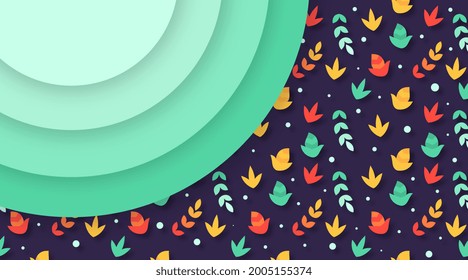Herbstblätter, Hintergrund-Vektorgrafik