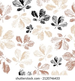 autumn leaves background. Isolated objects on a white background. original creative illustration.