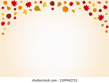 Autumn leaves background material