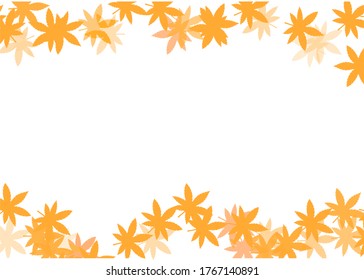 Fondo de hojas de otoño / vector