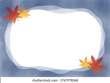 Autumn leaves background / vector
