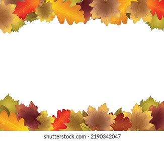 Herbstblätter, Hintergrund, Vektorgrafik