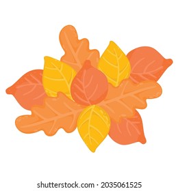 Autumn Leaves Background For Your Design