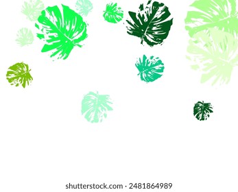 Autumn leaves border Leaves dancing in the autumn wind