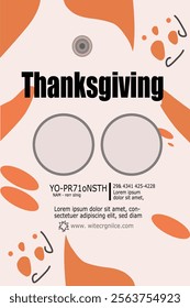 Autumn leaves border frame with space text on transparent background. Can be used for thanksgiving, harvest holiday, decoration and 
 flyer design.
