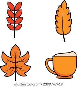 Autumn Leaves and Coffee Mug.