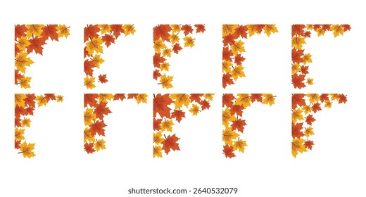 Autumn Leaves Corner Decoration Collection