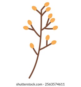 Autumn Leaves Cutout hand drawn design