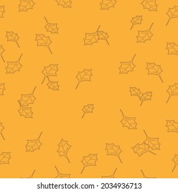 Autumn Leaves Delight: Infuse your designs with the delightful charm of autumn leaves through this seamless pattern. The hand-drawn illustrations convey the warmth and richness of the fall season