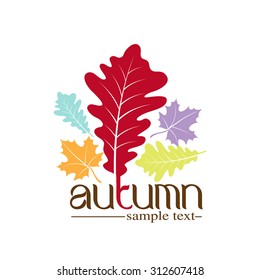 Autumn leaves design