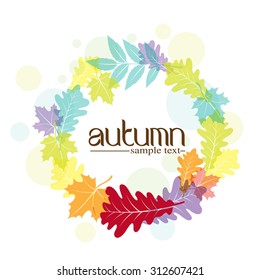 Autumn leaves design
