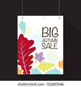 Autumn leaves design