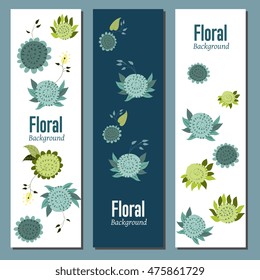 Autumn leaves fall on banner vector illustration. Background with design autumn elements. 