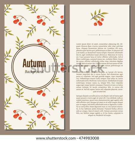 Similar – Image, Stock Photo autumn foliage Environment