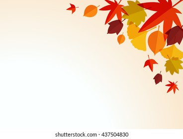 Autumn leaves fallen leaves background